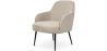 Buy Velvet upholstered Armchair - Jeve Taupe 60548 at MyFaktory