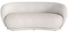 Buy Curved Sofa - 3 Seater - Boucle Fabric - Onda White 60628 - in the EU