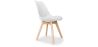 Buy Brielle Scandinavian design Chair with cushion  White 58293 - in the EU