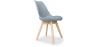 Buy Brielle Scandinavian design Chair with cushion  Light grey 58293 - prices