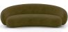 Buy Velvet Curved Sofa - 3/4 Seats - Nathan Olive 60691 - in the EU