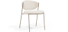 Buy Dining chair - Upholstered in Bouclé Fabric - Vara White 61150 - in the EU