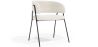 Buy Dining chair - Upholstered in Bouclé Fabric - Manar White 61153 - in the EU