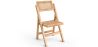 Buy Folding Wooden Rattan Dining Chair -Bama Natural wood 61157 - in the EU