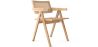 Buy Dining Chair in Cane Rattan - with Armrests - Leru Natural wood 61162 - in the EU
