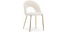 Buy Dining Chair - Upholstered in Bouclé Fabric - Maeve White 61167 - in the EU