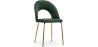 Buy Dining Chair - Upholstered in Velvet - Maeve Dark green 61168 in the Europe
