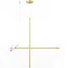 Buy Designer LED Pendant Lamp - Queme Gold 61228 - in the EU