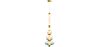 Buy Crystal Pendant Lamp - LED - Greya Blue 61254 - in the EU