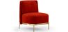 Buy Designer Armchair - Velvet Upholstered - Sabah Red 61001 in the Europe