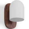 Buy Wooden and Metal Wall Sconce - Lura Brown 61274 - in the EU