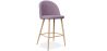 Buy Fabric Upholstered Stool - Scandinavian Design - 66cm - Bennett Pink 61276 in the Europe