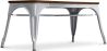 Buy Bistrot Metalix Bench Industrial Style - Dark Wood Steel 58436 at MyFaktory