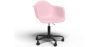 Buy Office Chair with Armrests - Desk Chair with Wheels - Emery Black Frame Pastel pink 61269 at MyFaktory