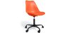 Buy Swivel Office Chair Tulip with Wheels - Black Frame Orange 61270 in the Europe