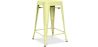 Buy Bistrot Metalix Stool Matte Metal  - 60cm  Pastel yellow 58993 home delivery
