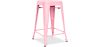 Buy Bistrot Metalix Stool Matte Metal  - 60cm  Pink 58993 with a guarantee