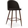 Buy Fabric Upholstered Stool - Scandinavian Design - 66cm- Bennett Dark Brown 61284 at MyFaktory