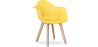 Buy Dining Chair with Armrests - Scandinavian Style - Amir Yellow 58595 - in the EU