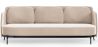 Buy Three-seat Sofa - Velvet Upholstery - Balga Beige 61026 at MyFaktory