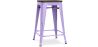 Buy Bar Stool - Industrial Design - Wood & Steel - 60cm -Metalix Pastel Purple 58354 in the Europe