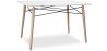 Buy Table de salle à manger rectangulaire Deswood  White 59075 - in the EU