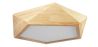 Buy Ceiling Led Lamp Scandinavian Design Wooden - Lery Natural wood 59307 - in the EU