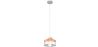 Buy Eigil Scandinavian pendant lamp - Wood and metal White 59309 - in the EU