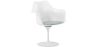 Buy Dining Chair with Armrests - White Swivel Chair - Tulipan Light grey 59259 - prices