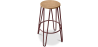 Buy Hairpin Bar Stool 66cm - Lighrt wood and metal Bronze 59500 in the Europe