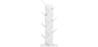 Buy Wooden Bookshelf - Modern Design - Vanu White 59643 at MyFaktory