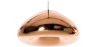 Buy Empty Pendant Lamp - 30cm - Chromed Metal Bronze 58221 - prices