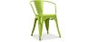 Buy  Bistrot Metalix chair with armrests New Edition - Metal Light green 59809 in the Europe