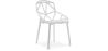 Buy Mykonos design dining chair - PP and Metal White 59796 in the Europe