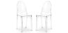 Buy Pack of 2 Transparent Dining Chairs - Victoire  Transparent 58734 - in the EU