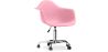 Buy Office Chair with Armrests - Desk Chair with Castors - Emery Pink 14498 - prices