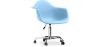 Buy Office Chair with Armrests - Desk Chair with Castors - Emery Light blue 14498 home delivery