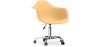 Buy Office Chair with Armrests - Desk Chair with Castors - Emery Pastel orange 14498 at MyFaktory
