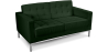 Buy Design Sofa Kanel  (2 seats) - Faux Leather Green 13242 - in the EU