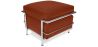 Buy SQUAR Footrest (Ottoman) - Faux Leather Brown 13418 in the Europe