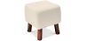 Buy Jonah scandinavian style Footstool - Fabric Ivory 55340 with a guarantee