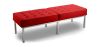 Buy Kanel Bench (3 seats) - Faux Leather Red 13216 in the Europe