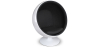 Buy Ballon Chair - Fabric Black 16498 - in the EU