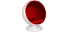 Buy Ballon Chair - Fabric Red 16498 home delivery