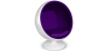 Buy Ballon Chair - Fabric Mauve 16498 - in the EU