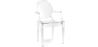 Buy Transparent Dining Chair - Armrest Design - Louis King Transparent 16461 - in the EU