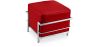 Buy SQUAR Footrest (Ottoman) - Faux Leather Red 55762 at MyFaktory