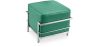 Buy SQUAR Footrest (Ottoman) - Faux Leather Turquoise 55762 in the Europe