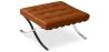 Buy City Ottoman - Faux Leather Brown 58376 at MyFaktory