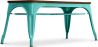 Buy Bistrot Metalix Bench Industrial Style - Dark Wood Pastel green 58436 in the Europe